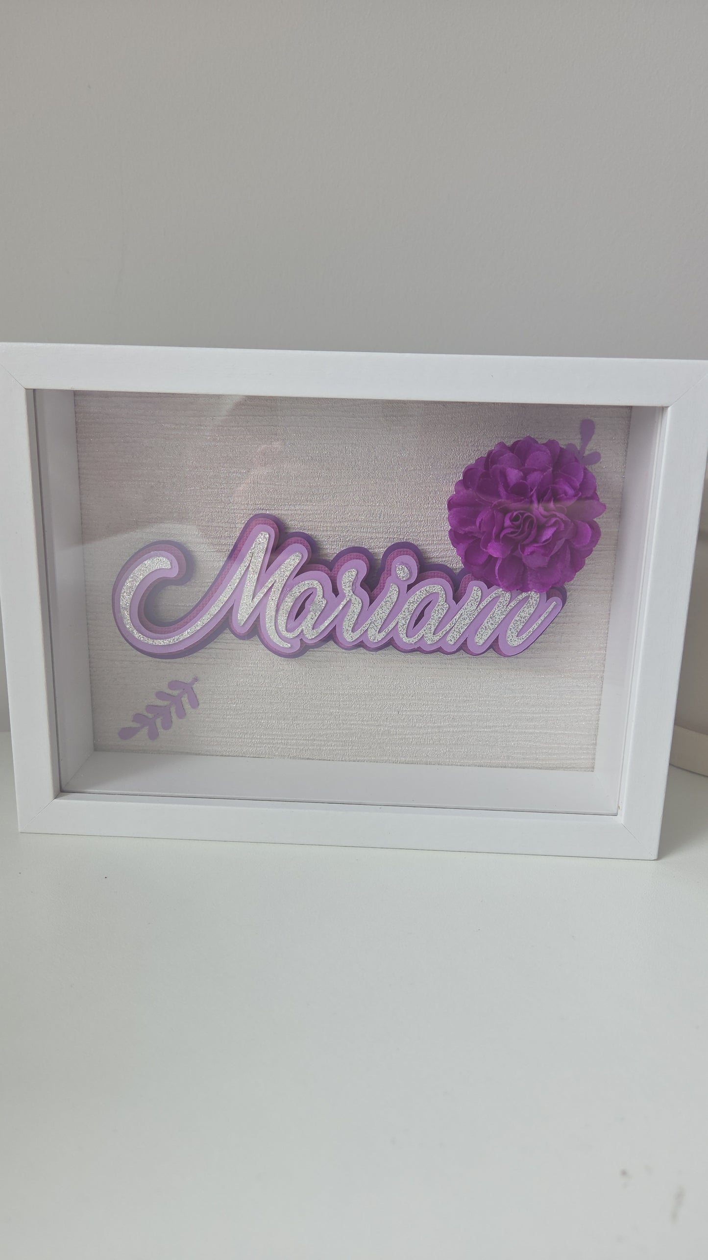 Personalised 3D Name Frame