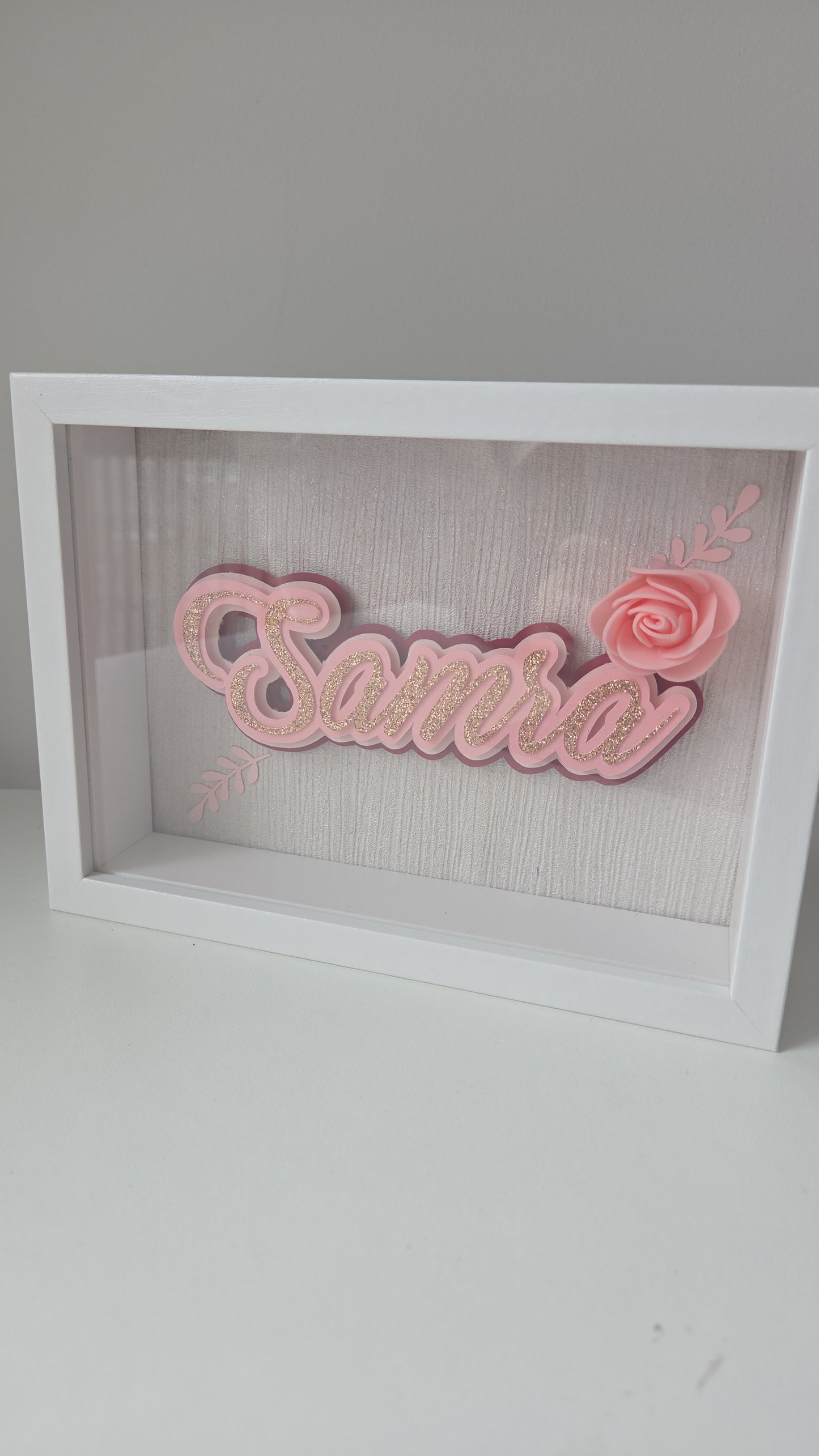 Personalised 3D Name Frame