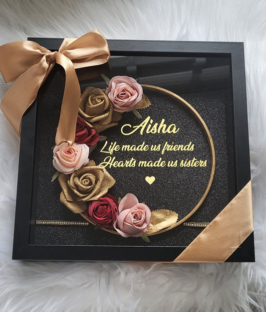 Ring floral frame